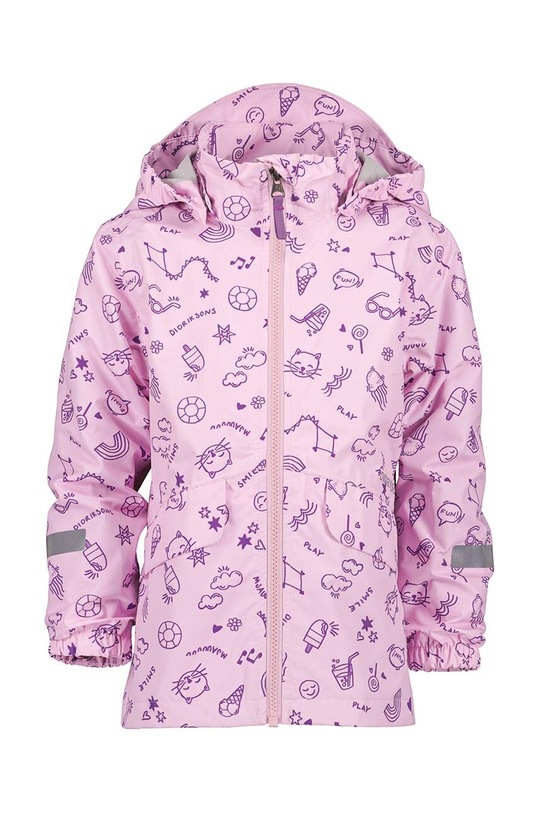 Детский дождевик Didriksons NORMA KIDS PR JKT 3 505265 фиолетовой SS24