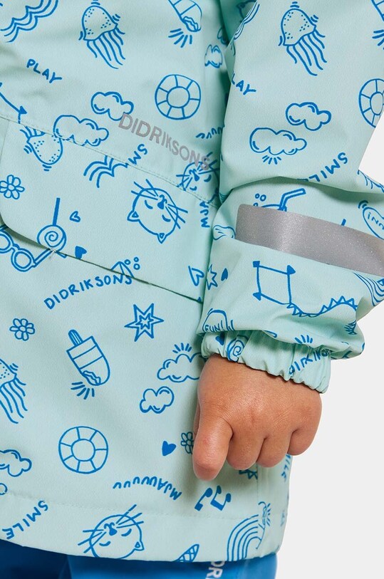 Детский дождевик Didriksons NORMA KIDS PR JKT 3 505265 бирюзовый