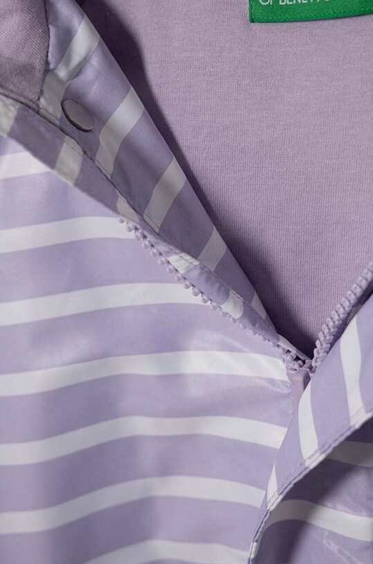 Dětská bunda United Colors of Benetton fialová 2FHEGN02Q.P.Seasonal