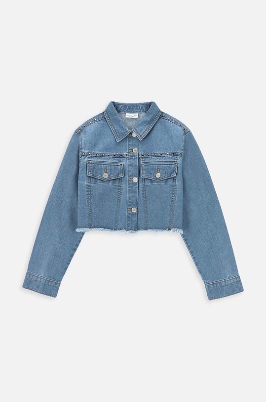 Coccodrillo kurtka jeansowa dziecięca WC4152301JCG granatowy SS24