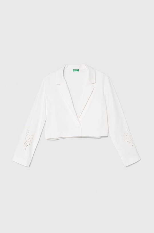 United Colors of Benetton sacou copii panza alb 290WCW00C.G.Seasonal