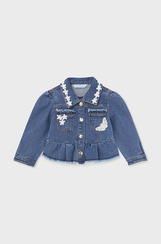 Mayoral giacca in denim per bambini 1434.4J.Baby.PPYH blu SS24