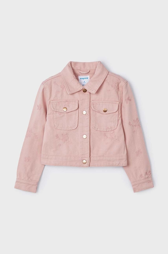 Mayoral giacca per bambini in cotone non isolato rosa 3472.6D.Mini.PPYH