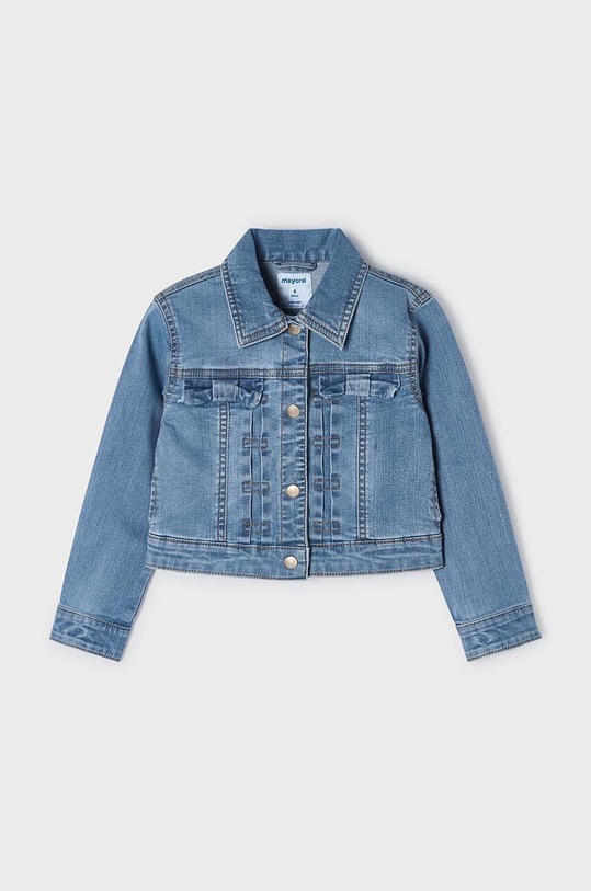 Mayoral geacă din denim pentru copii 3474.6G.Mini.PPYH albastru SS24