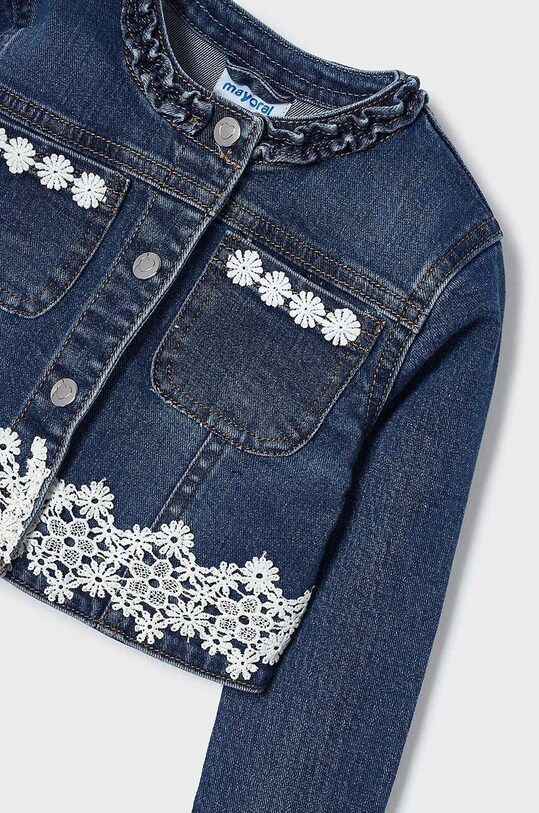Mayoral geacă din denim pentru copii albastru 3475.6H.Mini.PPYH