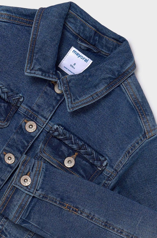 Mayoral kurtka jeansowa dziecięca niebieski 6460.8F.Junior.PPYH