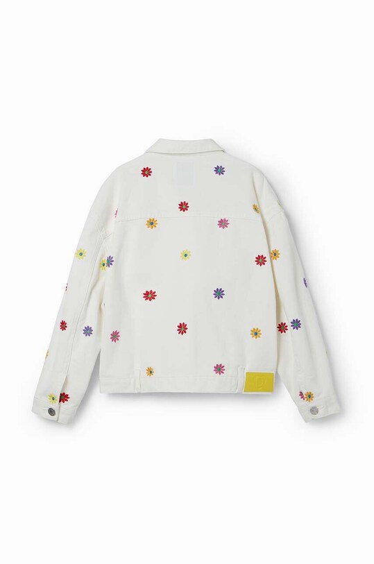 Fete Desigual geacă din denim pentru copii 24SGED06 alb