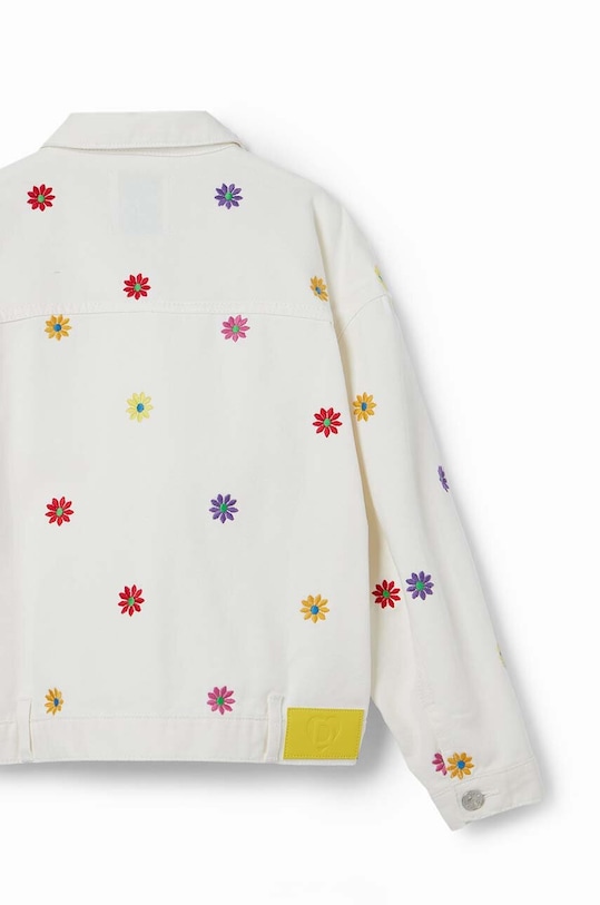 Desigual geacă din denim pentru copii 24SGED06 alb
