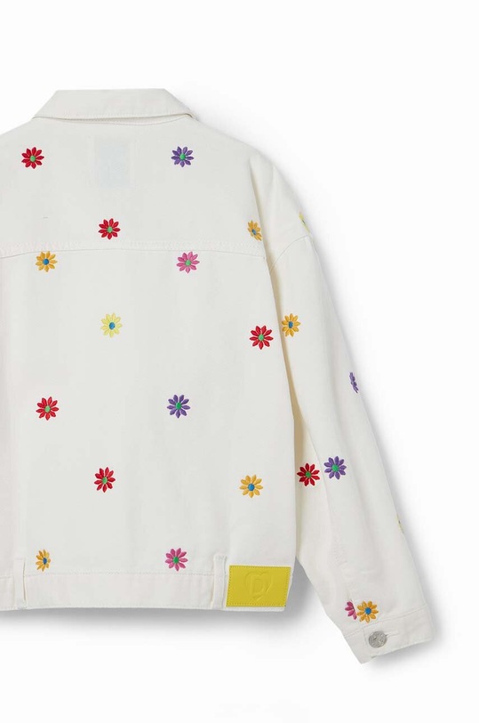 Desigual kurtka jeansowa dziecięca 24SGED06 biały