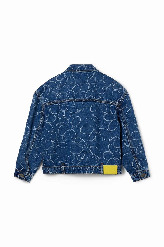 Dziewczynka Desigual kurtka jeansowa dziecięca 24SGED04 niebieski