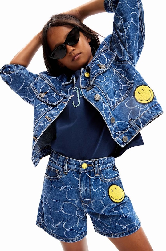 Desigual kurtka jeansowa dziecięca 24SGED04