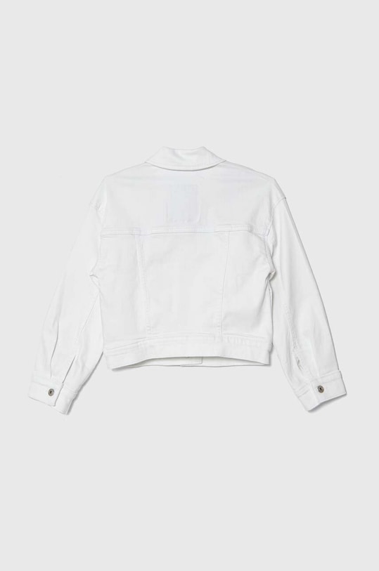 Dětská riflová bunda Abercrombie & Fitch KI244.4004 bílá SS24