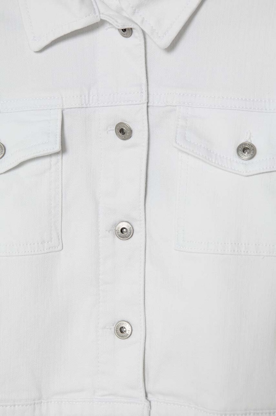 DÍVKA Dětská riflová bunda Abercrombie & Fitch KI244.4004 bílá