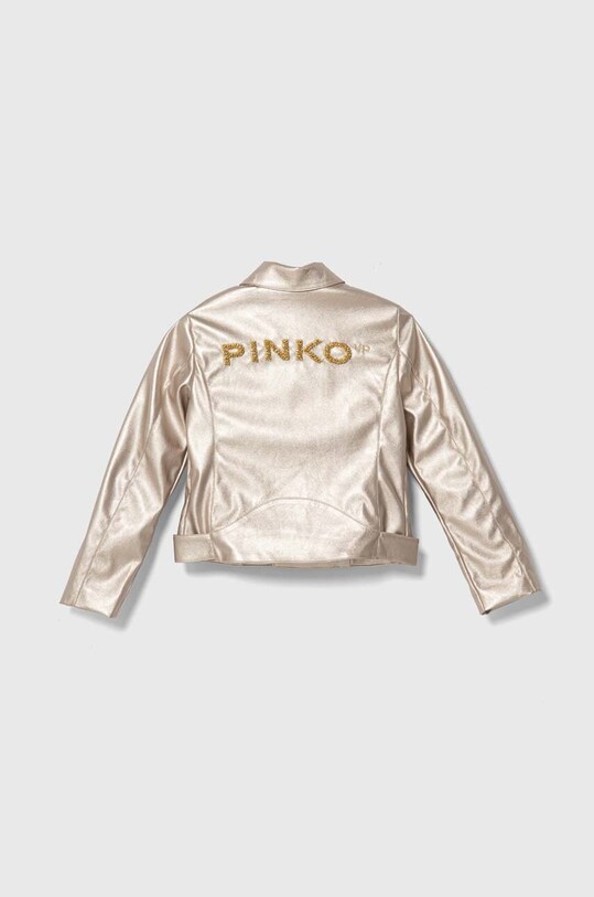 Pinko Up geaca ramones pentru copii S4PIJGJK011 aur SS24