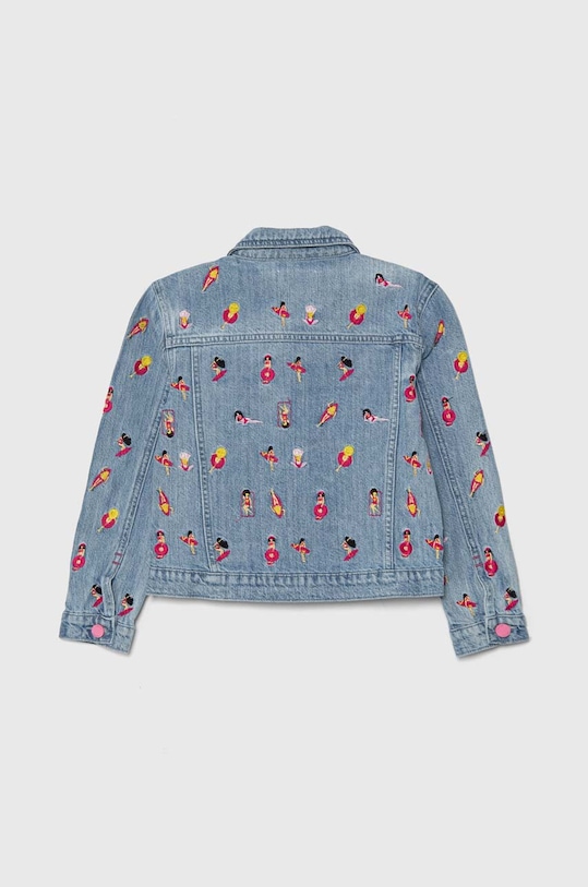 Guess geacă din denim pentru copii J4GL03.D45E0.PPYH albastru SS24