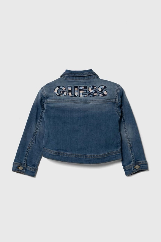 Guess geacă din denim pentru copii K4GL01.D4CA0.PPYH albastru SS24