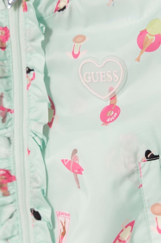 Κοριτσίστικα Παιδικό μπουφάν Guess K4GL03.WCFM0.PPYH τιρκουάζ