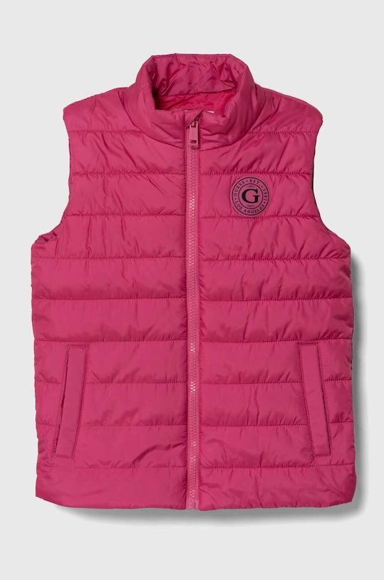 Дитяча безрукавка Guess злегка утеплена рожевий H4GJ01.WCFM0.PPYH