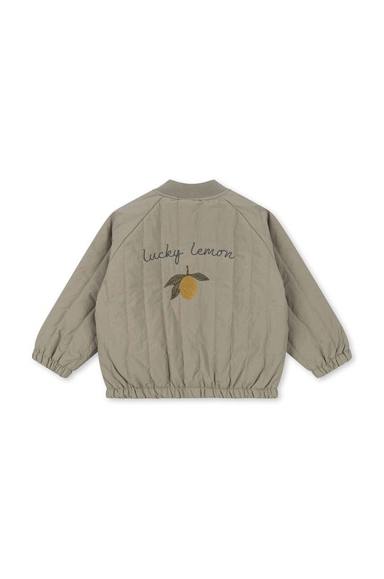 Konges Sløjd geacă bomber pentru copii JUNO BOMBER JACKET cu captuseala verde KS100321