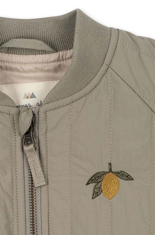 Konges Sløjd geacă bomber pentru copii JUNO BOMBER JACKET verde KS100321