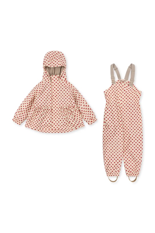 Konges Sløjd przeciwdeszczowy komplet dziecięcy pozostałe beżowy KS100456