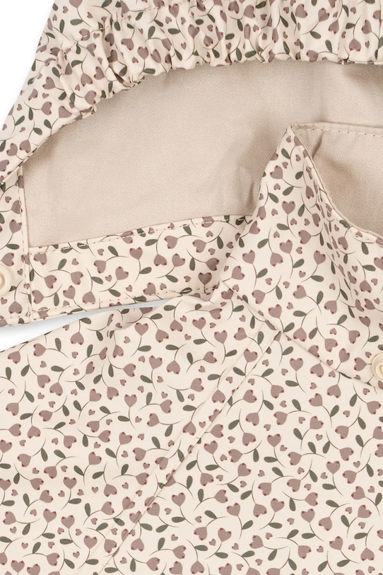 Chłopiec Konges Sløjd przeciwdeszczowy komplet dziecięcy KS100456 beżowy