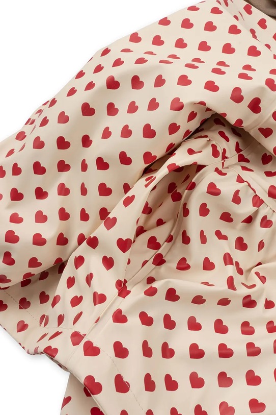 Chłopiec Konges Sløjd przeciwdeszczowy komplet dziecięcy KS100456 beżowy