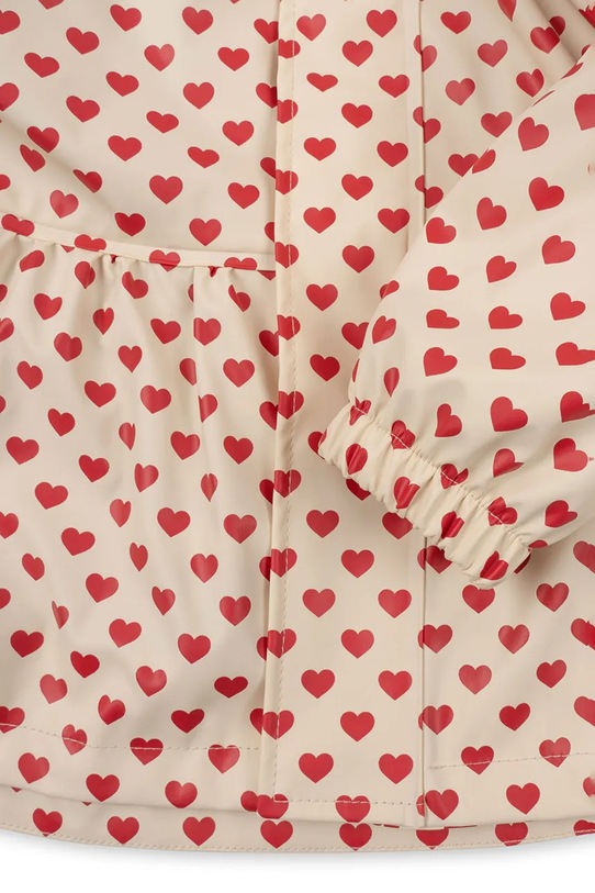 Konges Sløjd przeciwdeszczowy komplet dziecięcy beżowy KS100456