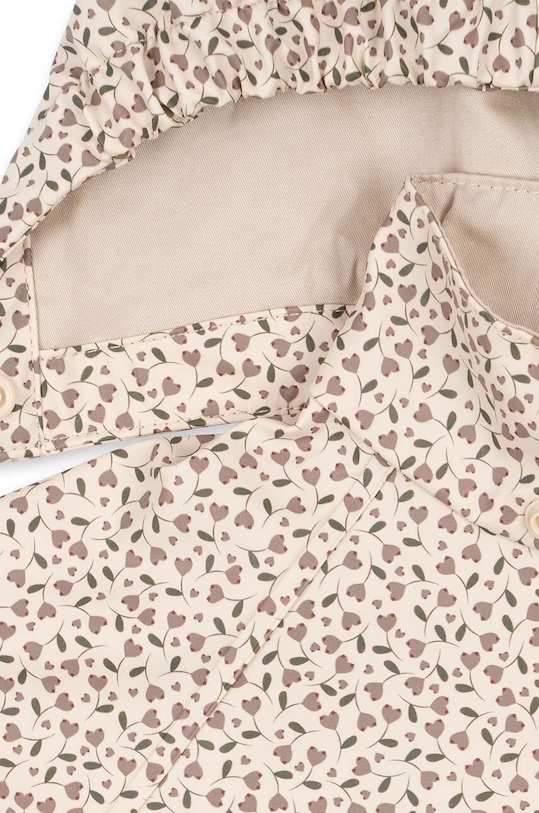 Konges Sløjd przeciwdeszczowy komplet dziecięcy beżowy KS100456