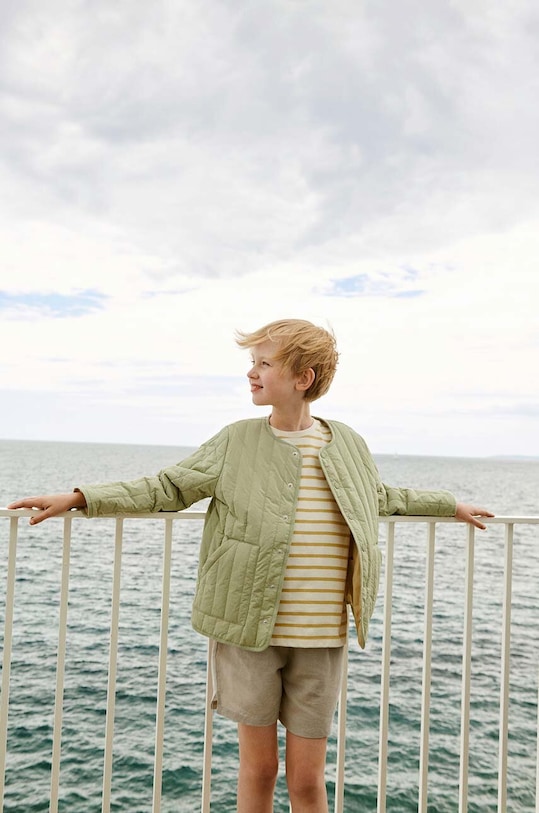 Liewood geaca copii Bea Jacket cu captuseala verde LW18636