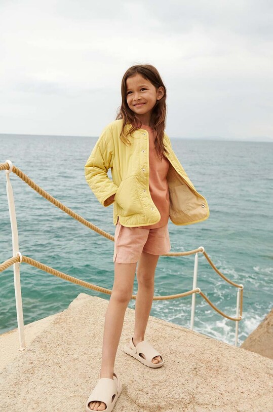 Дитяча куртка Liewood Bea Jacket з підкладкою жовтий LW18636