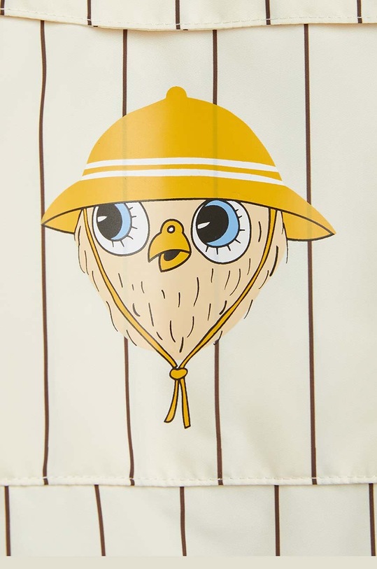 Mini Rodini poncho antipioggia per bambini Owl bianco 2421010411