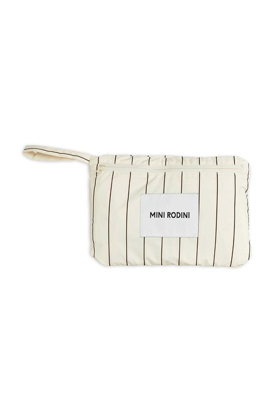 Mini Rodini poncho antipioggia per bambini Owl 2421010411 bianco