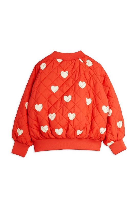 Mini Rodini kurtka bomber dziecięca Hearts 2421010742 czerwony SS24