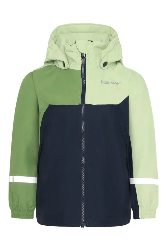 Didriksons giacca per bambini PILVI KIDS JKT 505267 verde SS25