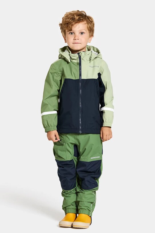 Παιδικό μπουφάν Didriksons PILVI KIDS JKT 505267 πράσινο