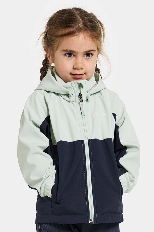 Didriksons kurtka dziecięca TROEL KDS JACKET 4 pozostałe turkusowy 505275