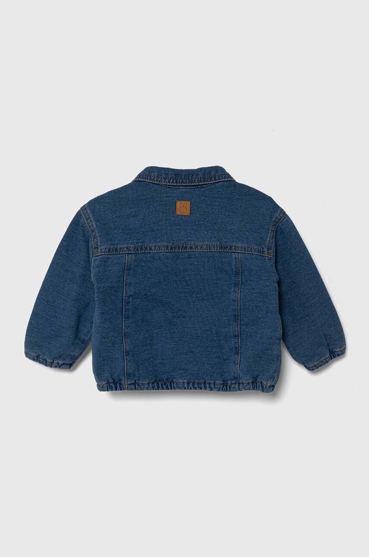 United Colors of Benetton jachetă denim pentru bebeluși 2BAYAN00P.W.Seasonal albastru SS24