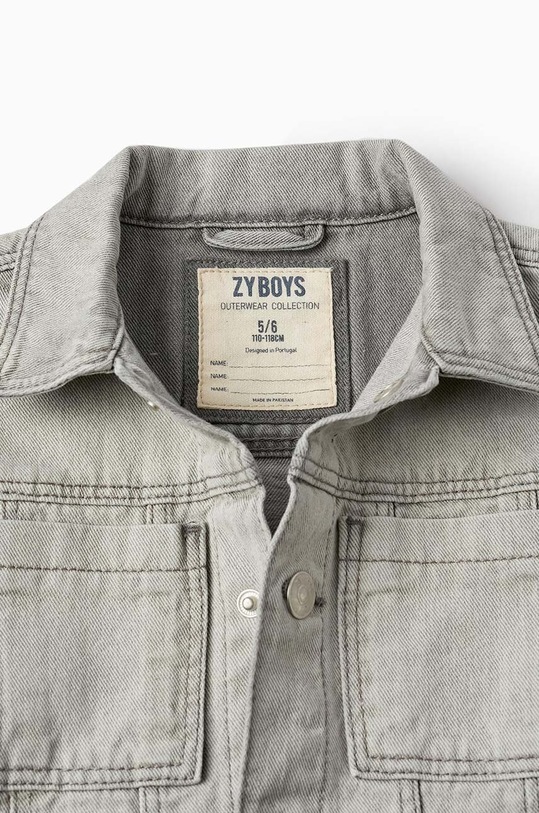 Αγορίστικα Παιδικό τζιν μπουφάν zippy 3105934302 γκρί