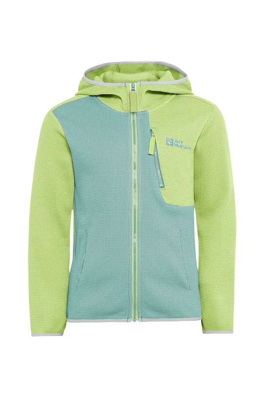 Jack Wolfskin kurtka dziecięca ACTAMICRID MIDLAYER 1610671.116.152 turkusowy SS25