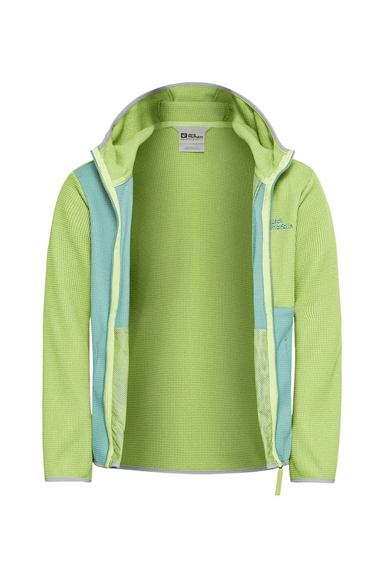 Jack Wolfskin kurtka dziecięca ACTAMICRID MIDLAYER turkusowy 1610671.116.152