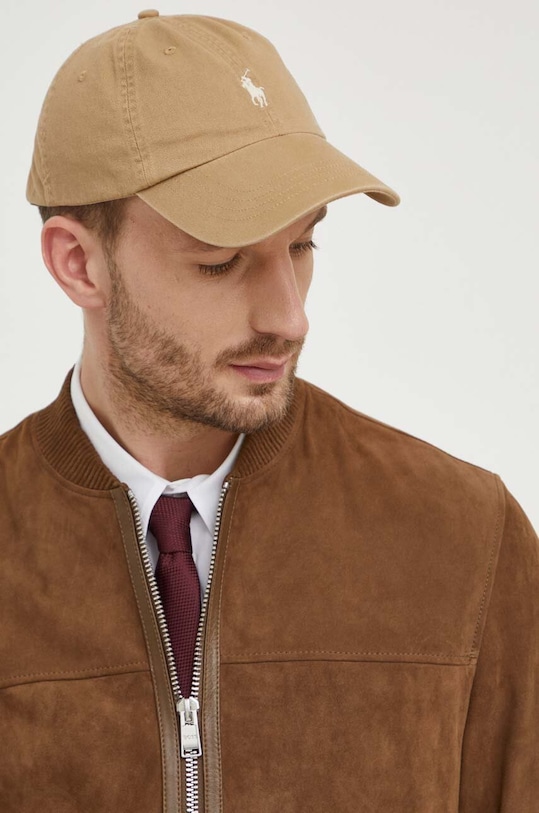 BOSS geacă din piele întoarsă 50505647 maro