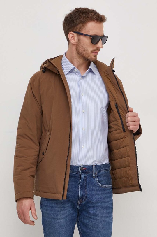 BOSS kurtka 50505089 brązowy