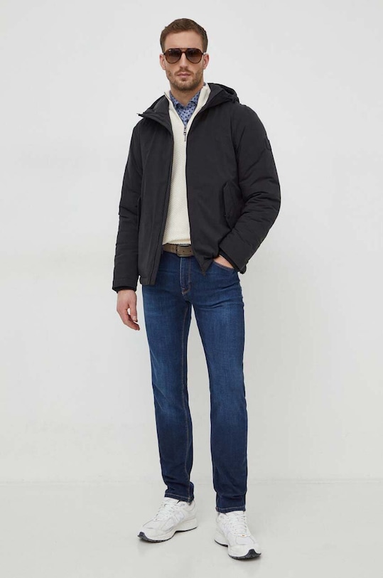 BOSS kurtka 50505089 czarny SS24