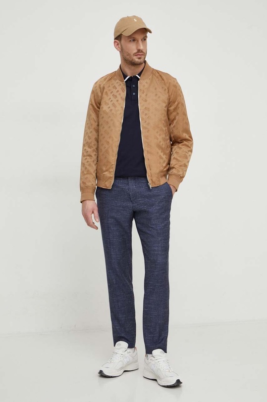 BOSS kurtka bomber 50505648 beżowy SS24