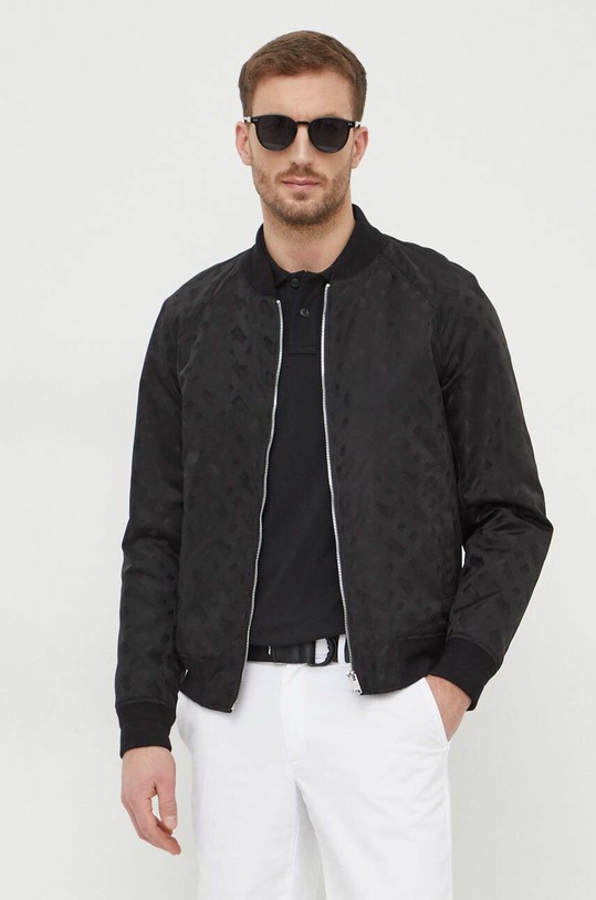 BOSS kurtka bomber nieocieplane czarny 50505648