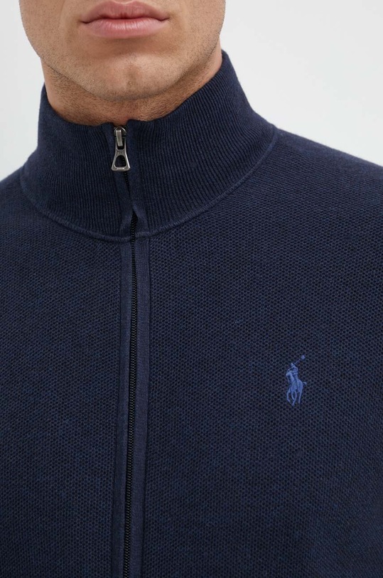 Bavlněný kardigan Polo Ralph Lauren 710A30449 námořnická modř