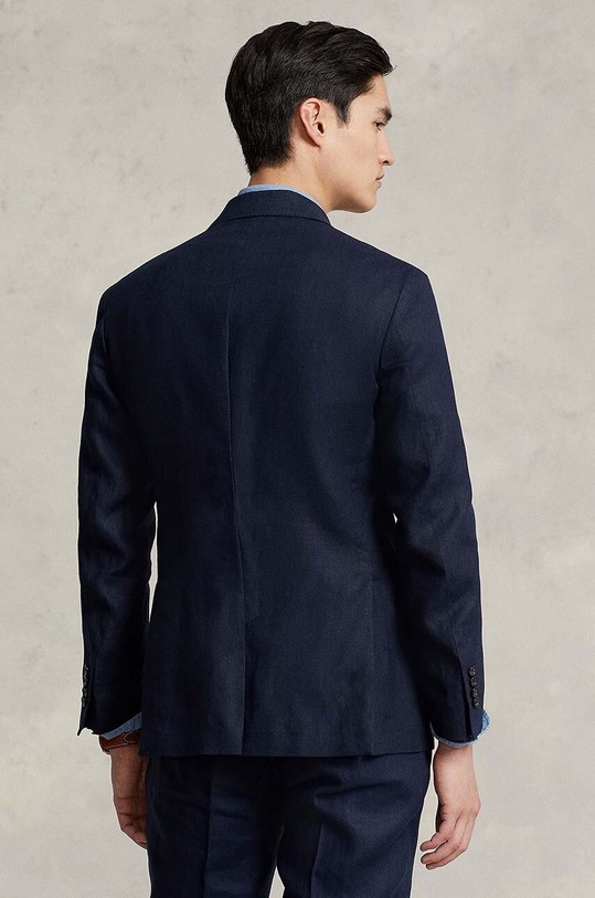 Plátěná bunda Polo Ralph Lauren 715836549 námořnická modř SS24