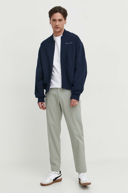 Tommy Jeans bluza bawełniana DM0DM18406 granatowy SS24