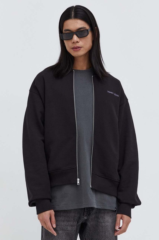 Tommy Jeans bluza bawełniana DM0DM18406 czarny SS24